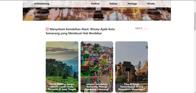 Visit Semarang (Personal Project)